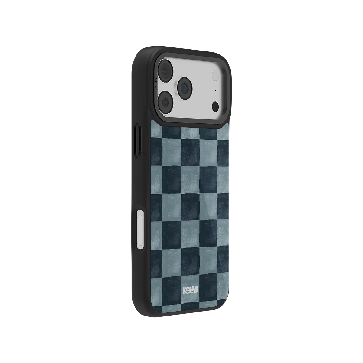 Marine Check | Blue Checkered Phone Case