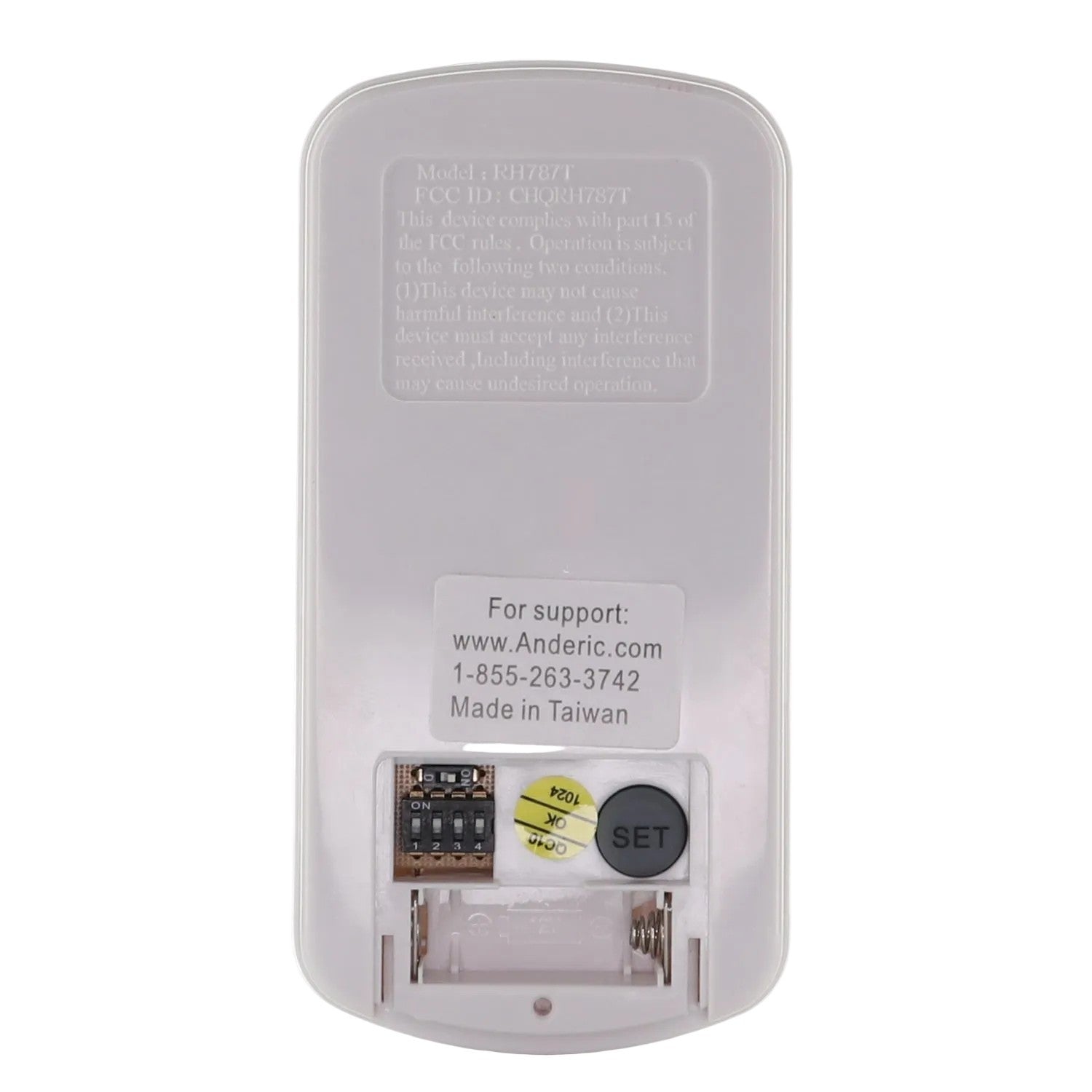 Anderic Substitute for Casablanca RH787T Ceiling Fan Remote Control FOR Panama, STINGRAY Fans [RR787T]