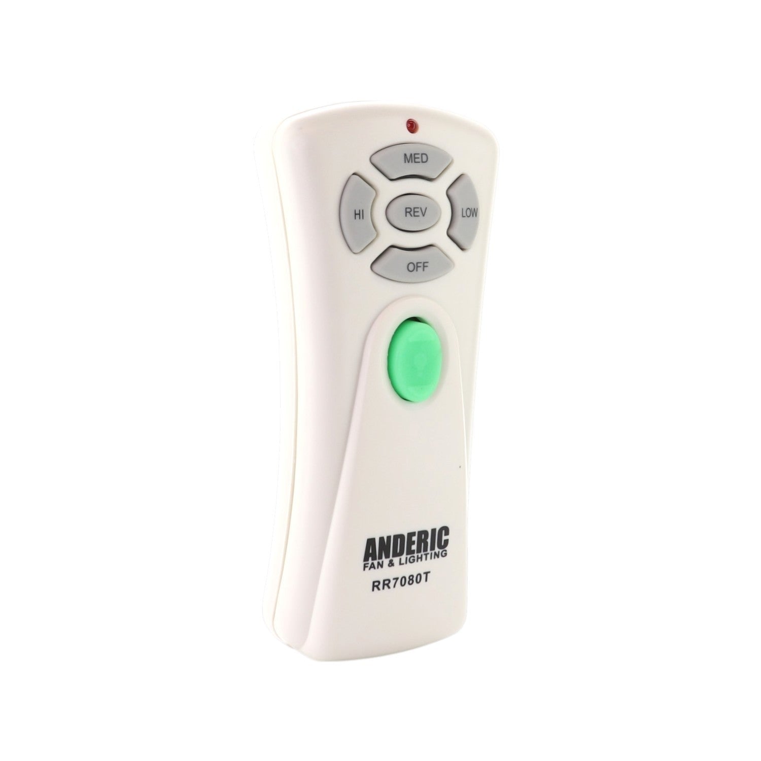 Anderic Substitute for Hampton Bay UC7080T CHQ7080T Ceiling Fan Remote Control [RR7080T]