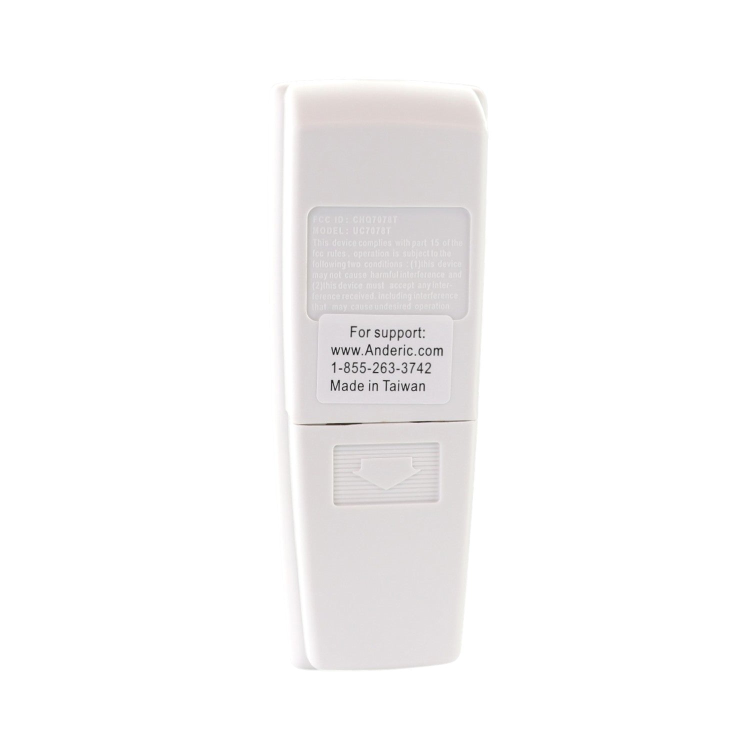 Anderic Substitute for Harbor Breeze UC7086T CHQ7086T for Avion Ceiling Fan Remote Control [RR7079T]