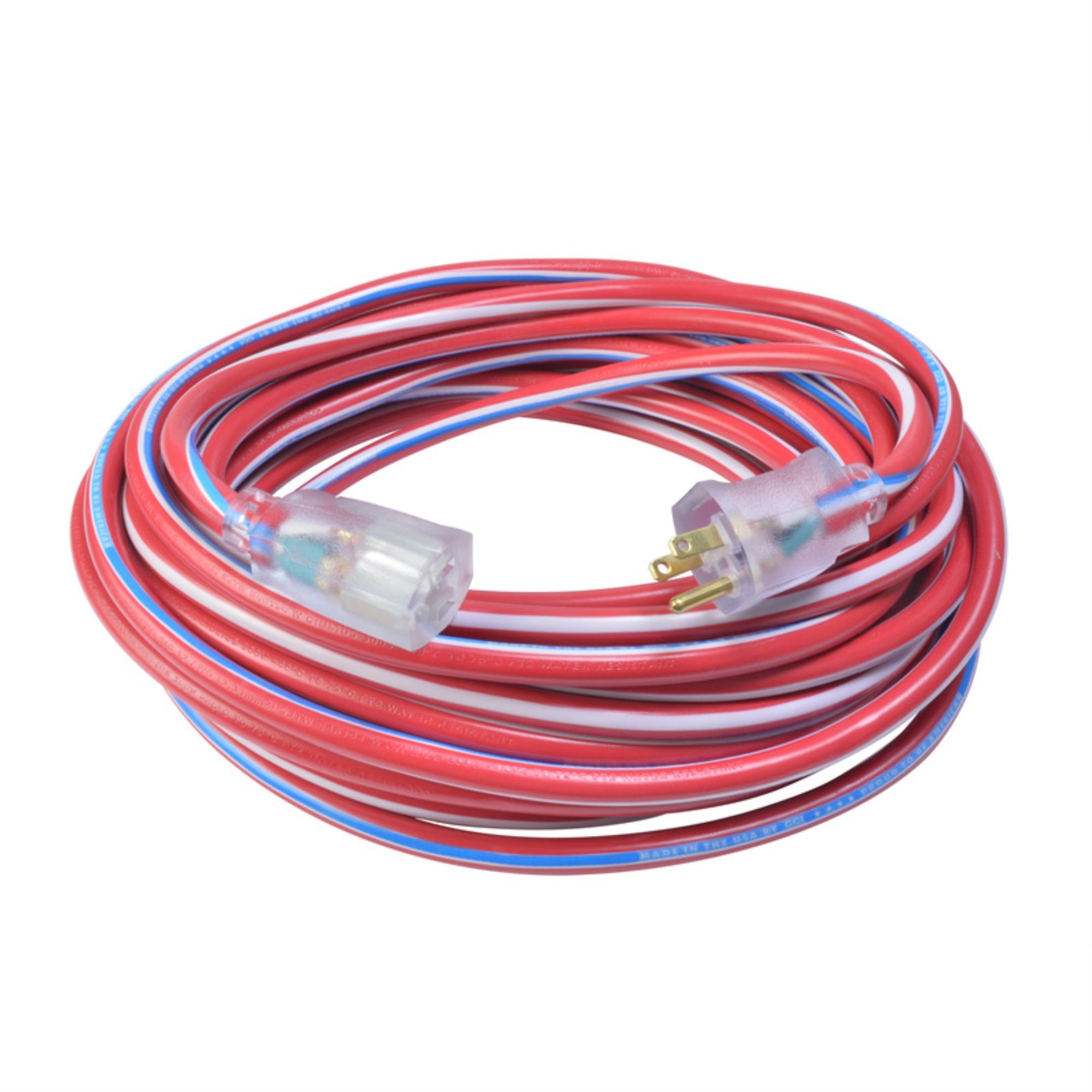 EXT CORD PATRIOTIC 100 (Pack of 1)