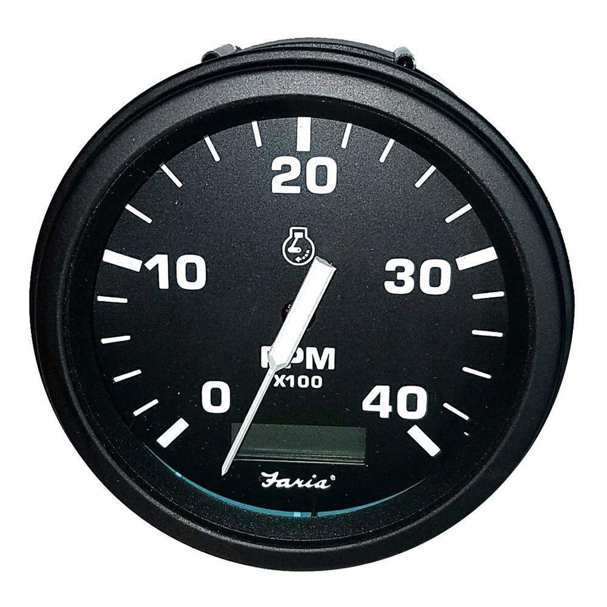 Faria 32834 Euro Tachometer Gauge 4000 RPM with Hourmeter (Diesel) - 4
