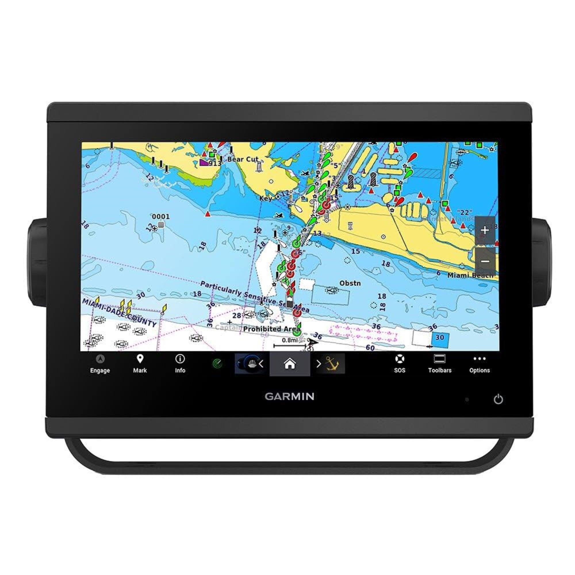 Garmin 010 02366 61 Gpsmap 943Xsv Sidev, Clearv And Traditional Chirp Sonar With Mapping   9'', Navionics+