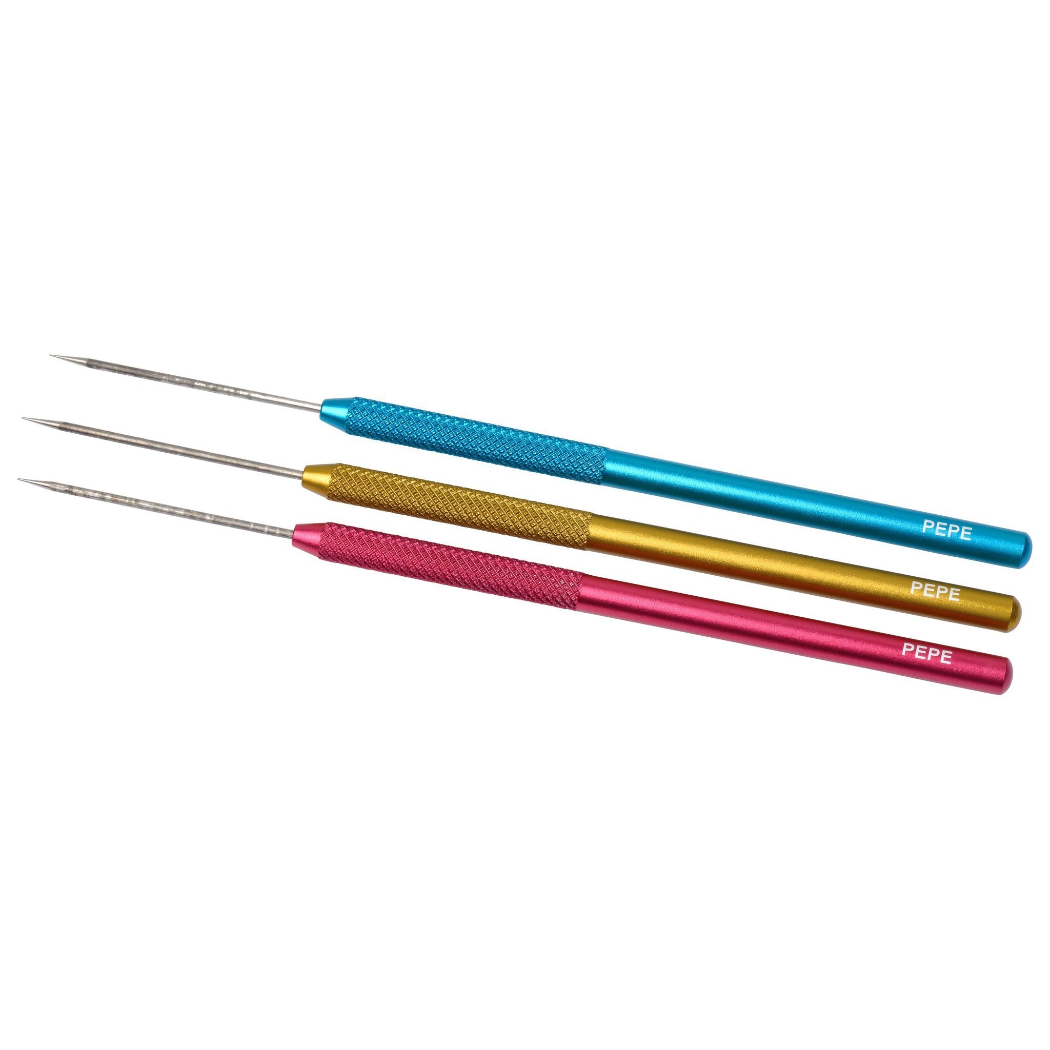 Titanium Solder Picks - Set of 3 (Red, Blue, Gold)