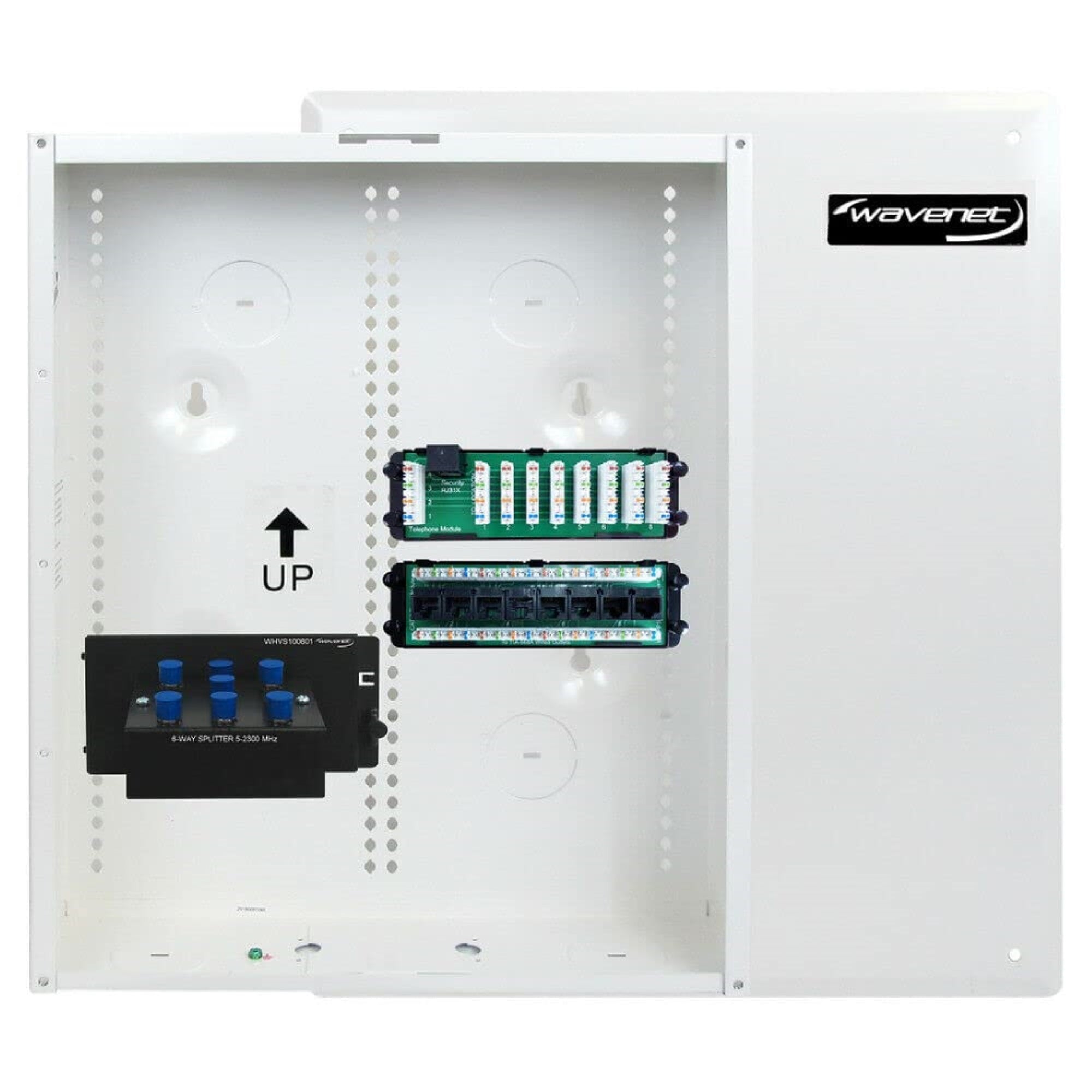 Wavenet 3021N 18 in. Structured Wiring Enclosure Combo Kit with Three Modules