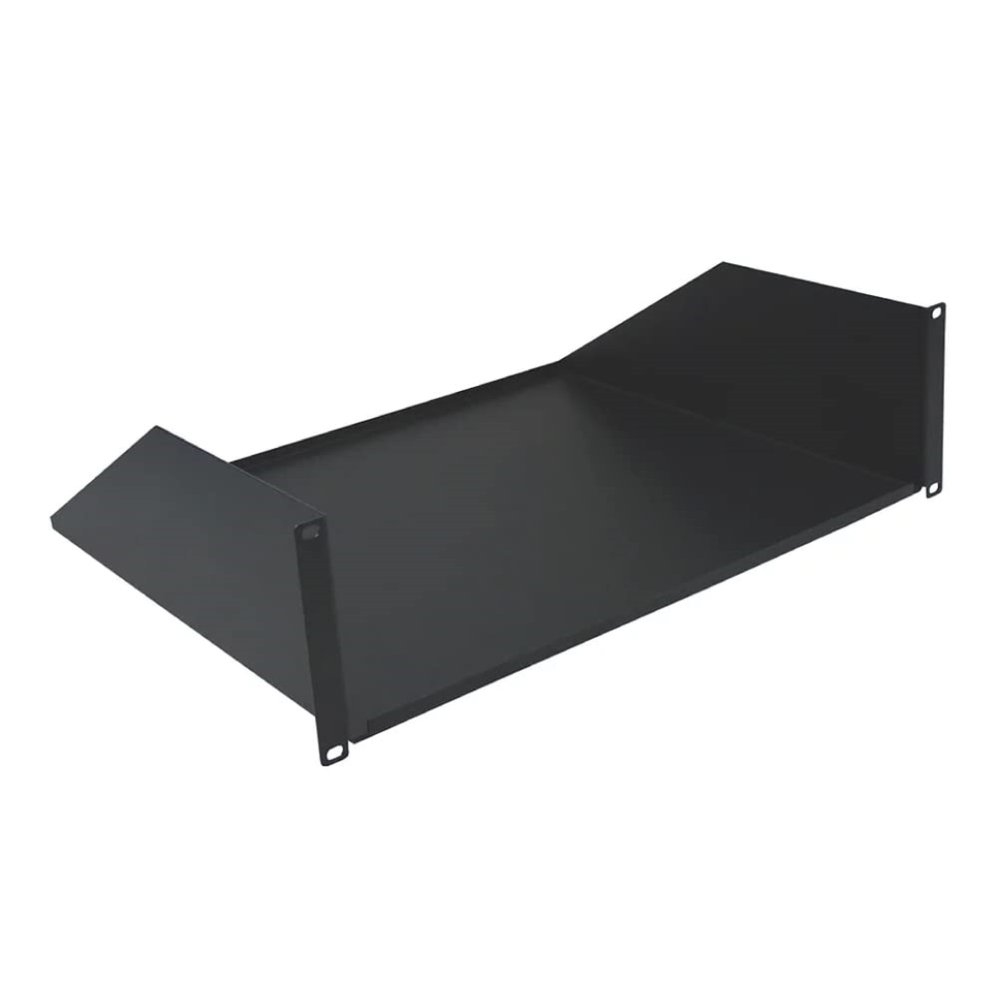 Wavenet 3038N Black Steel Universal 3U Rack Mount Cantilever Shelf for 19 in. Network Equipment Rack & Cabinet