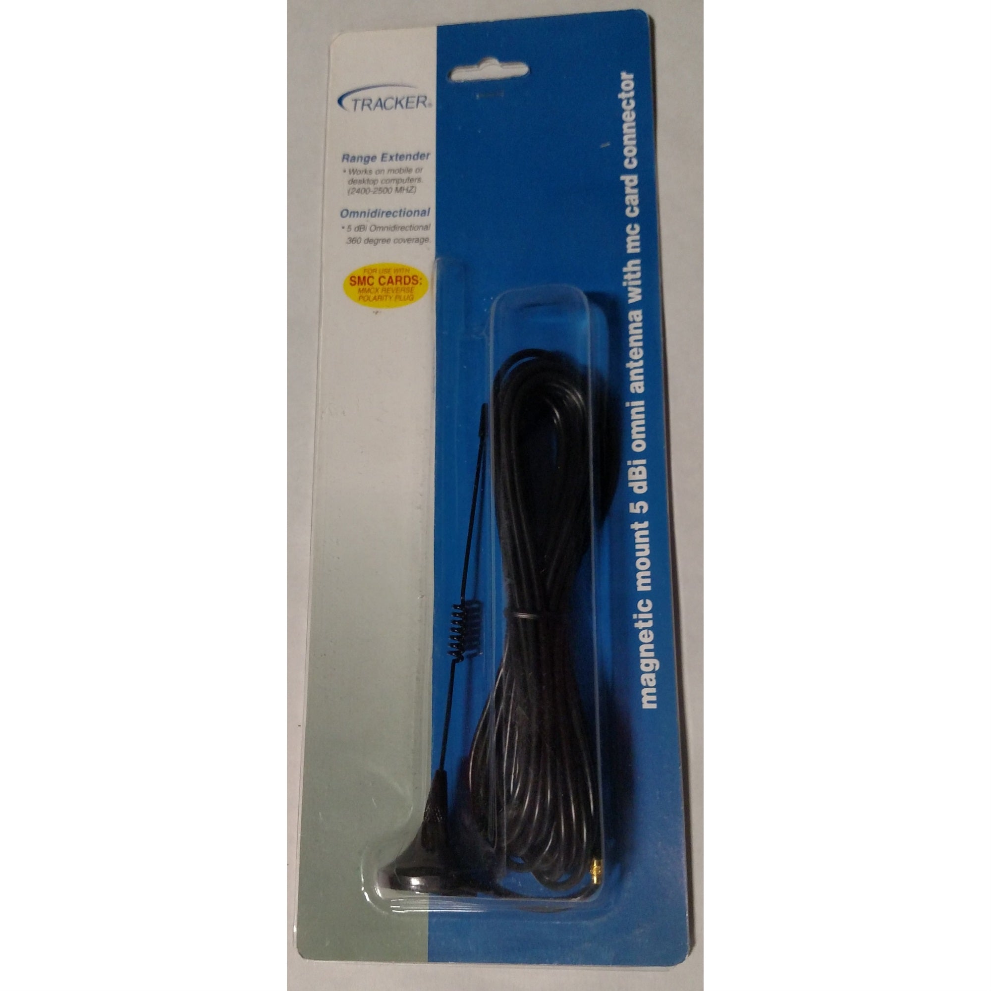 BARJAN  3041701 WIFI 2.4GHZ MAGNET MOUNT ANTENNA WITH SMC CONNECTOR