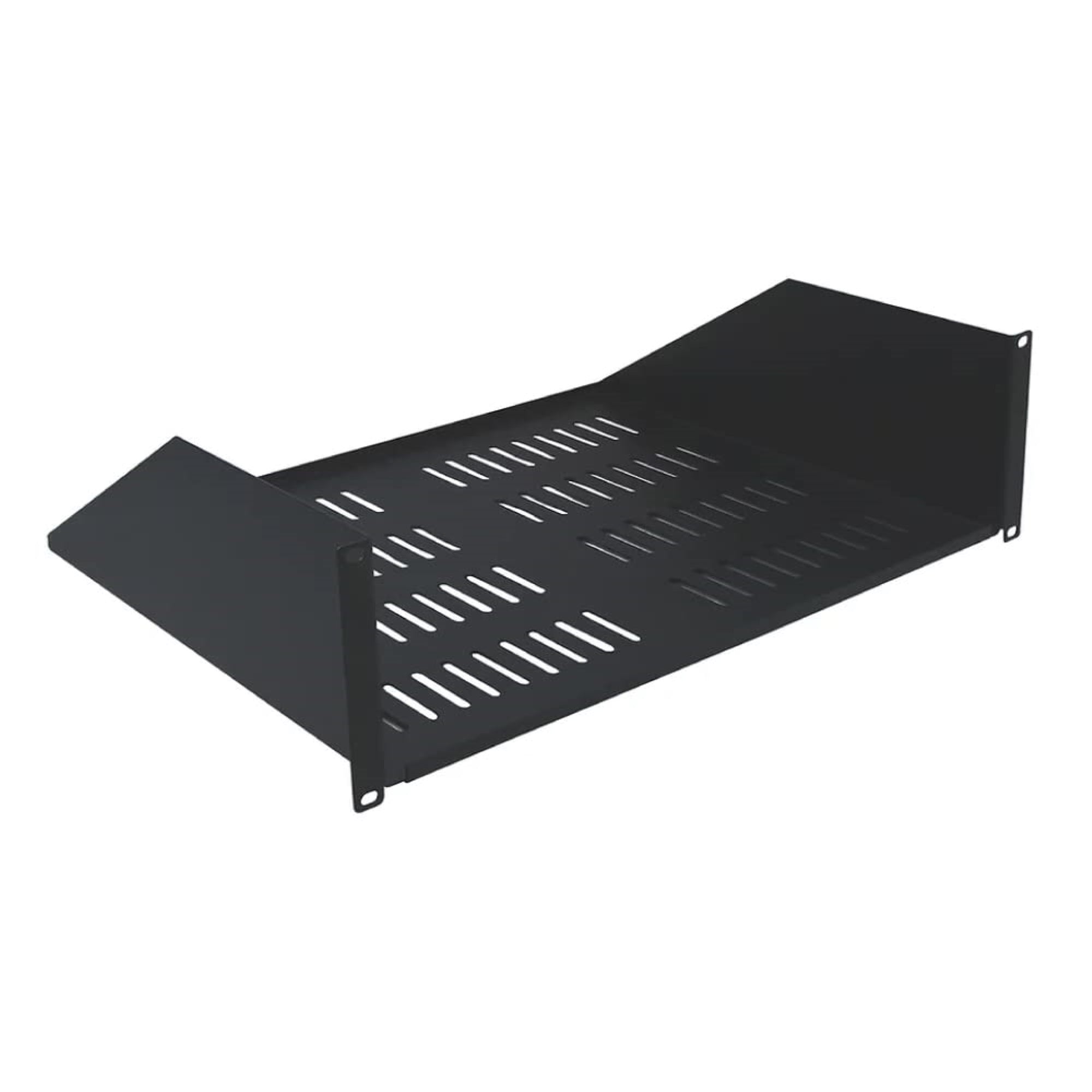 Wavenet 3042N 3U Server Universal Vented Rack Mount Shelf Cantilever Tray for 19 in. Network Equipment Rack & Cabinet Black