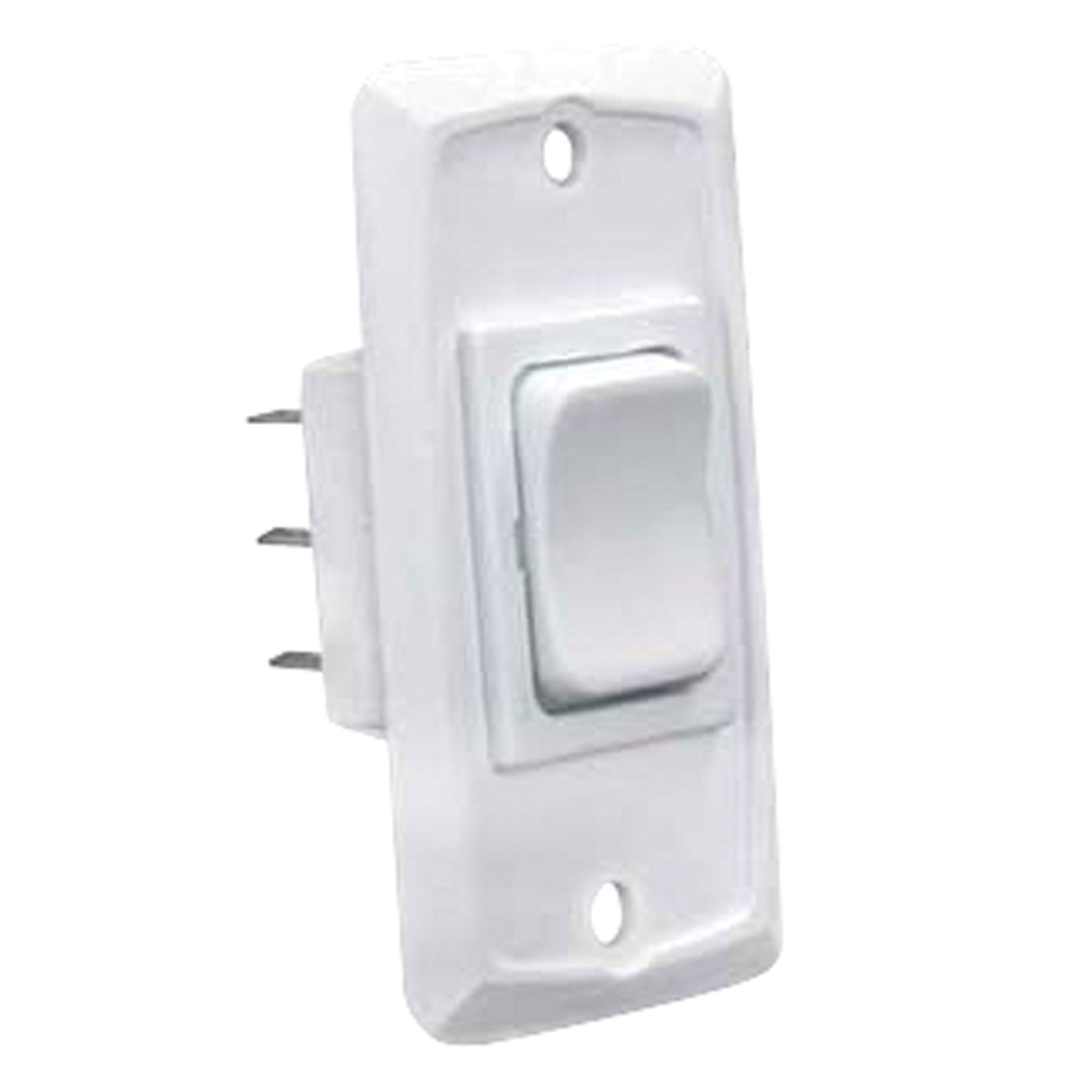 JR Products 12835 MomentaryOn/Off/MomentaryOn Switch  White