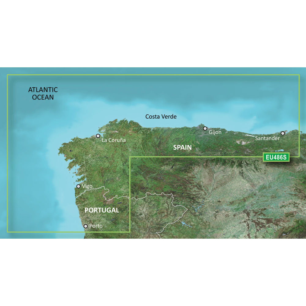 Garmin Bluechart&Reg; G3 Vision&Reg; Hd - Veu486S - Galicia &Amp; Asturias - Microsd&Trade;/Sd&Trade;,WBEEAB00X0X8RBI
