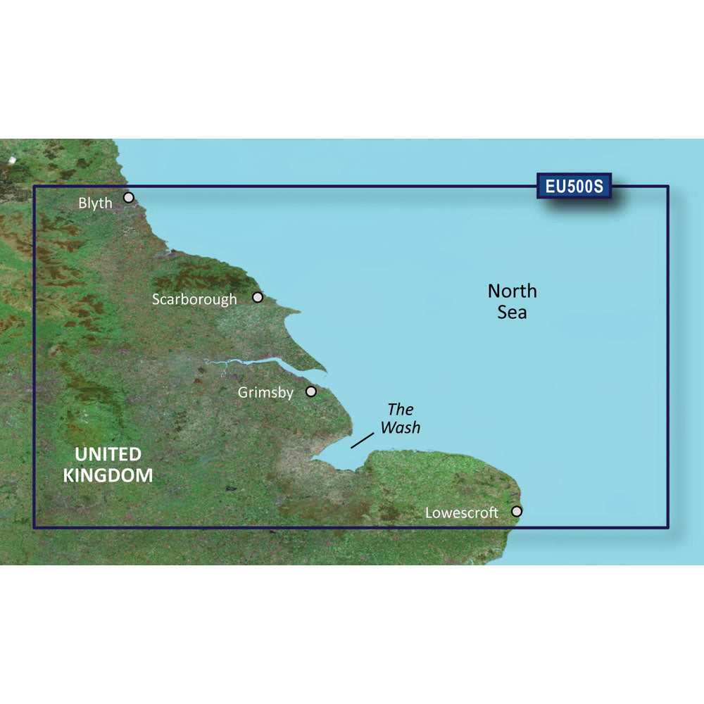 Garmin Bluechart&Reg; G3 Vision&Reg; Hd - Veu500S - Blyth To Lowestoft - Microsd&Trade;/Sd&Trade;,WBEEAA001342237