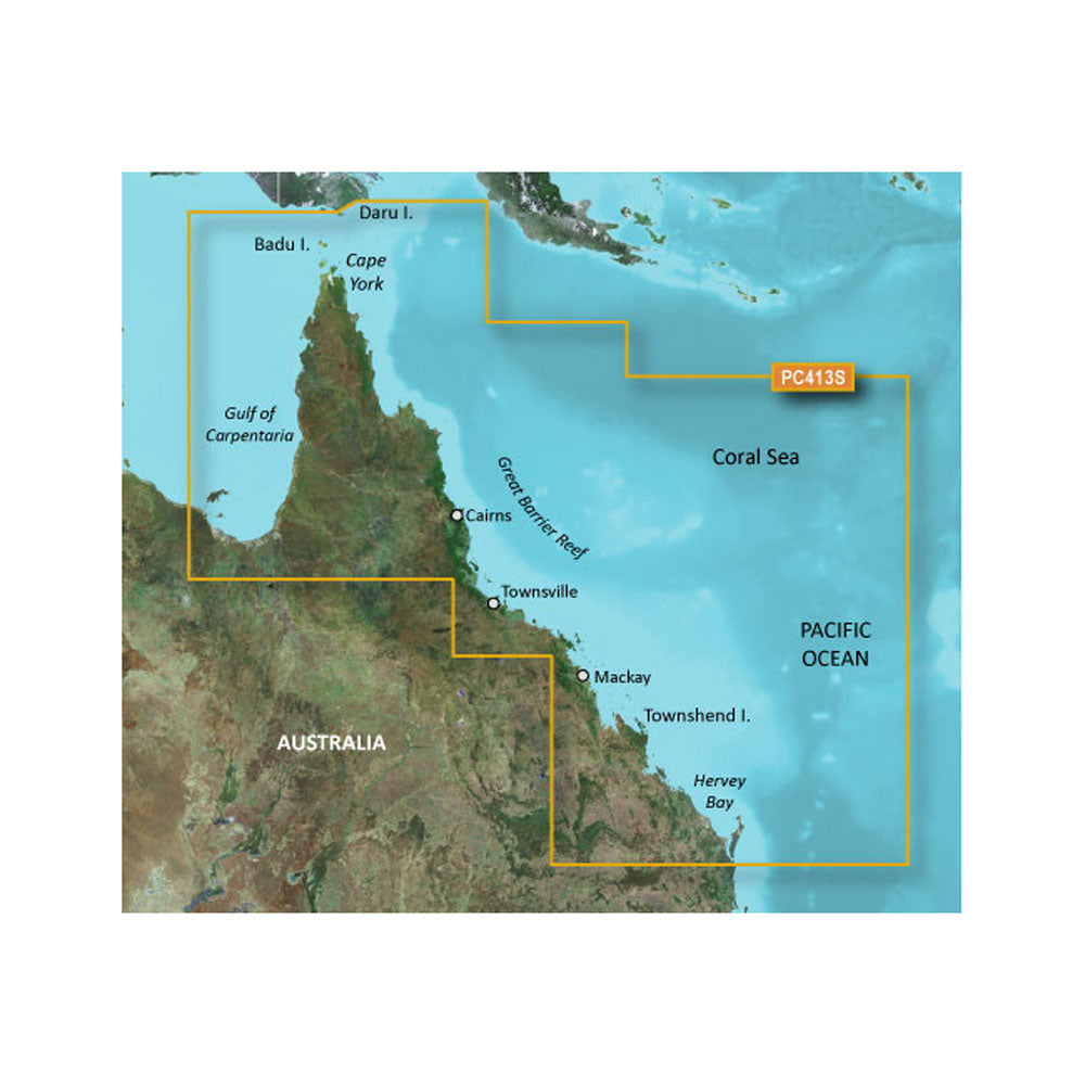 Garmin Bluechart&Reg; G3 Vision&Reg; Hd - Vpc413S - Mornington I. - Hervey Bay - Microsd&Trade;/Sd&Trade;,WBEEAA001342244