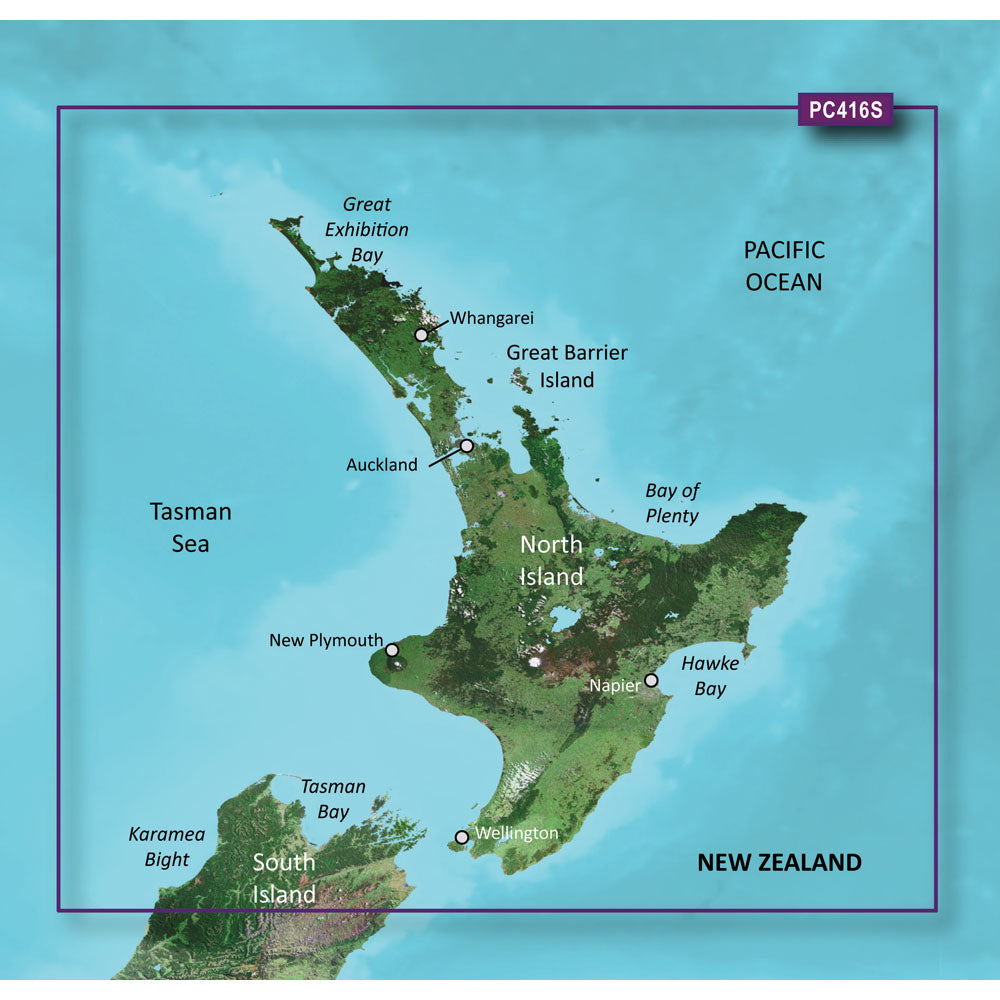 Garmin Bluechart&Reg; G3 Vision&Reg; Hd - Vpc416S - New Zealand North - Microsd&Trade;/Sd&Trade;,WBEEAA001342247