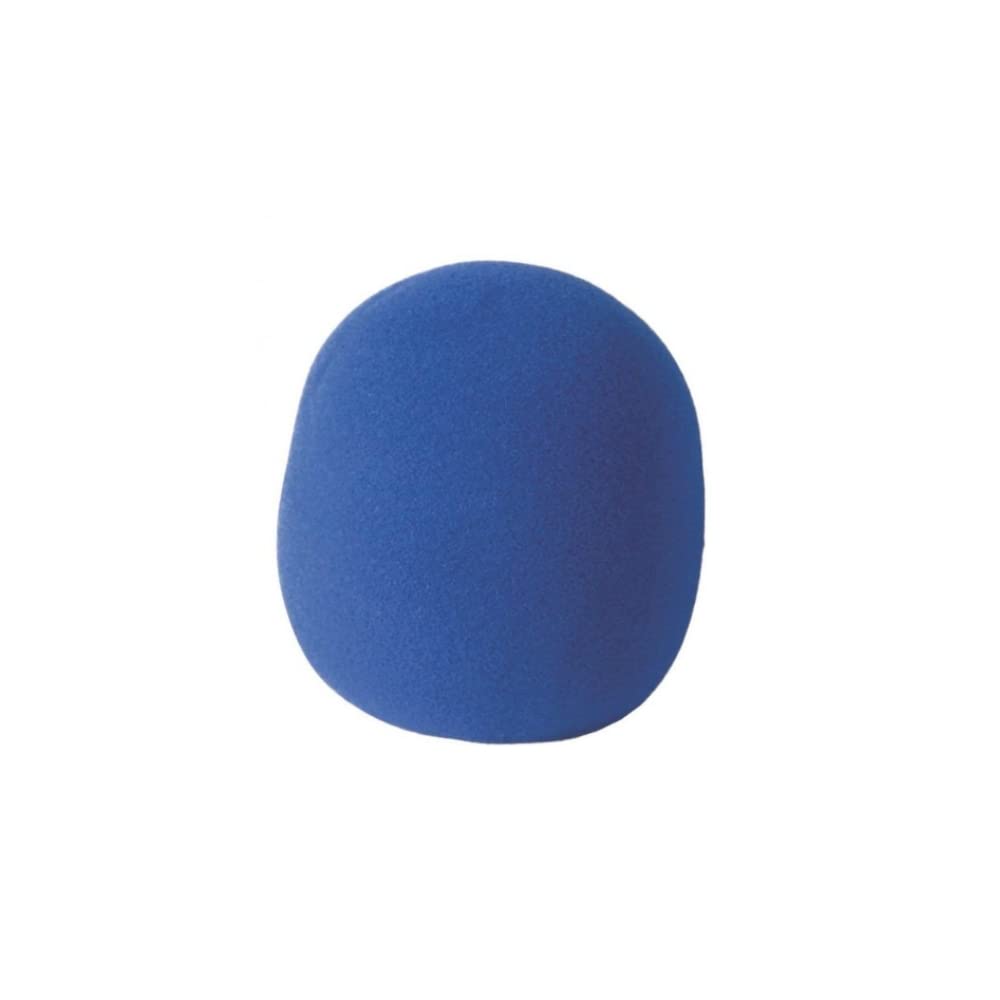 OnStage On-Stage Foam Ball-Type Microphone Windscreen, Blue