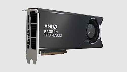 Amd Radeon Pro W7800, Professional Graphics Card, Workstation, Ai, 3D Rendering, 32Gb Gddr6, Displaport 2.1, Av1, 45 Tflops, 70