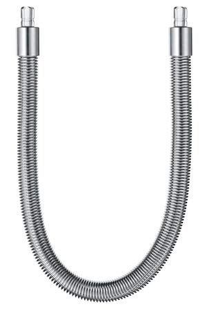 Jura Original Milk Hose With Stainless Steel Coating Hp3 � Pack Of 1 � 24114, Silver