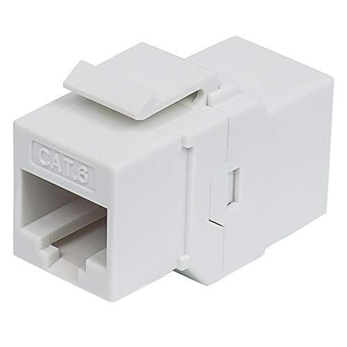 Intellinet, Rj45 Female To Female Utp Cat.6 Keystone Coupler, White
