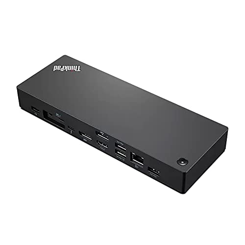 Lenovo 40B00135Us Thunderbolt 4 Thinkpad Universal Dock 8K Display Support Up To 100W Power Delivery