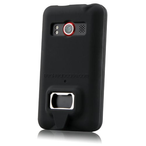 Be A Headcase 11856 Bottle And Can Opener Case/Cover For Cell Phone Htc Evo 4G   1 Pack   Retail Packaging   Black
