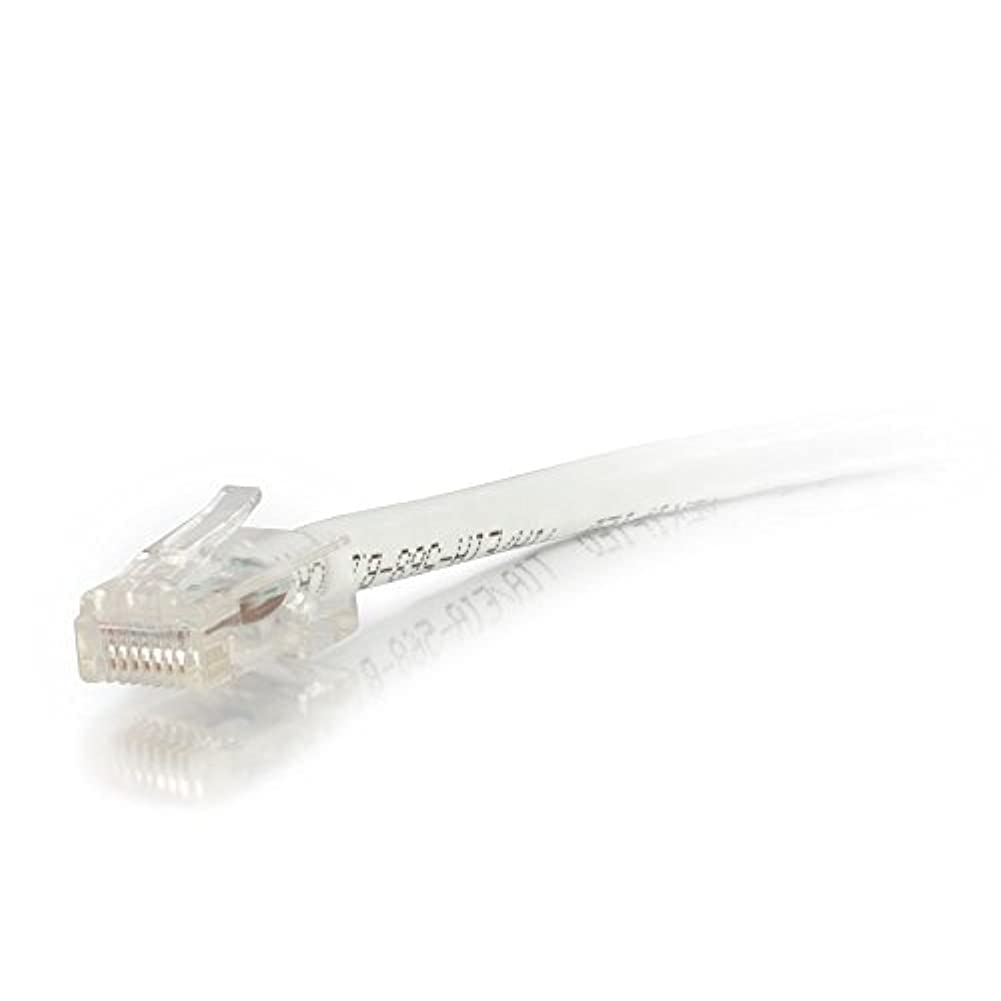 C2G 04241 Cat6 Cable   Non Booted Unshielded Ethernet Network Patch Cable, White (10 Feet, 3.04 Meters)