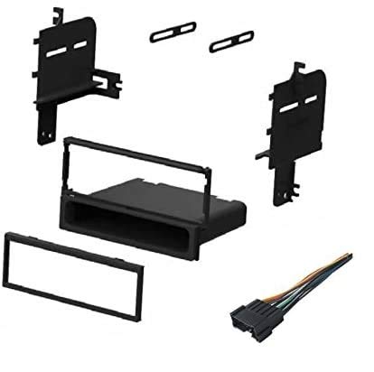 Asc Audio Car Stereo Radio Dash Kit And Wire Harness For Installing An Aftermarket Single Din Radio For 2005 2006 2007 2008 Hyundai Tucson