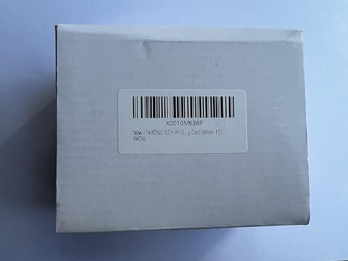 Yarongtech 125Khz Writable Rewrite Blank White T5577 Plastic Rfid Hotel Key Card (Pack Of 100)