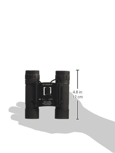 Barska Optics, Lucid View Compact Binocular, 10X25Mm, Blue Lens, Black