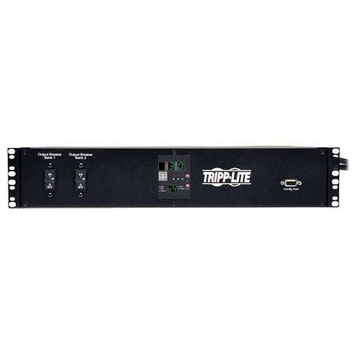 Tripp Lite Metered Pdu With Ats, 30A, 19 Outlets (16 C13, 2 C19 & 1 L6 30R), 208V, 2 L6 30P, 2U Rack Mount Power, Taa (Pdumh30Hv