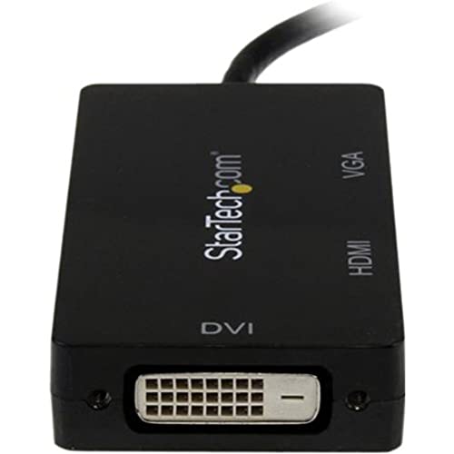 Startech.Com 3 In 1 Mini Displayport Adapter   1080P   Mini Dp/Thunderbolt To Hdmi/Vga/Dvi Splitter For Your Monitor (Mdp2Vgdvhd