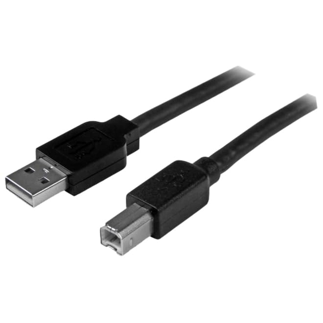 Startech.Com 15M / 50 Ft Active Usb 2.0 A To B Cable   Long 15 M Usb Cable   50 Ft Usb Printer Cable   1X Usb A (M), 1X Usb B (M