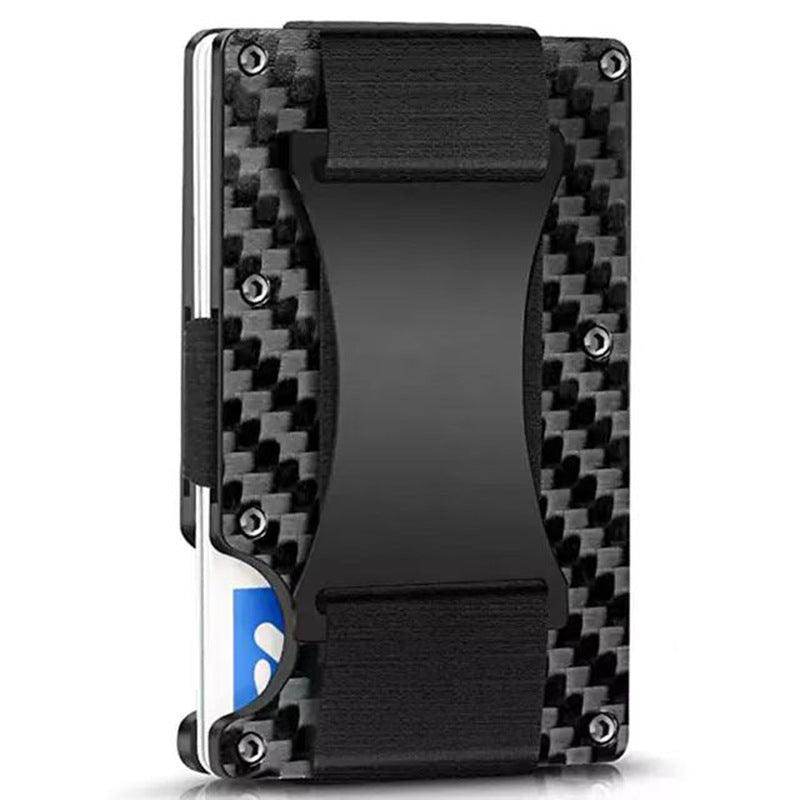 Carbon Fiber Wallet - RFID Blocking Metal Card Holder