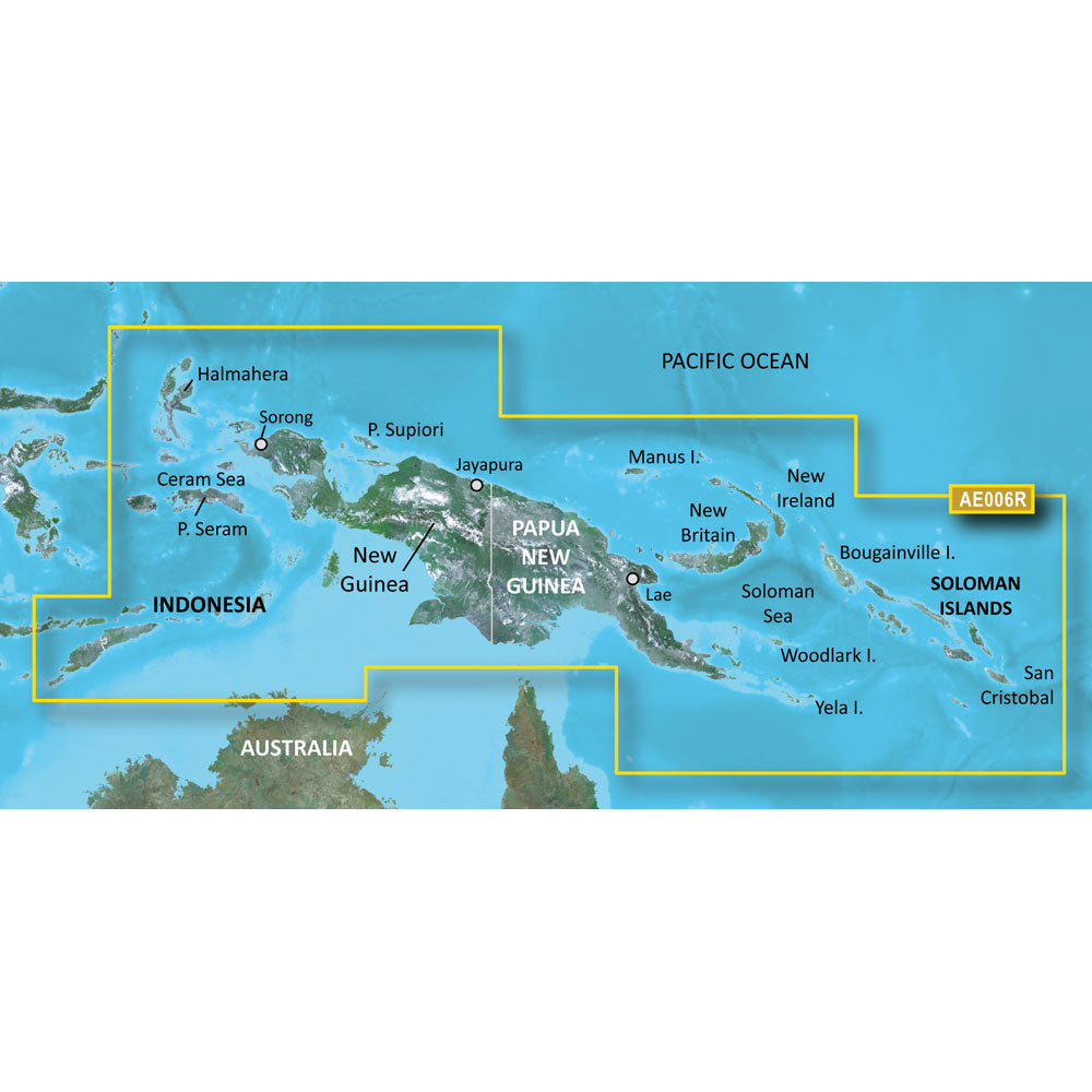 Garmin Bluechart&Reg; G3 Vision&Reg; Hd - Vae006R - Timor Leste/New Guinea - Microsd&Trade;/Sd&Trade;,WBEEAA001342253
