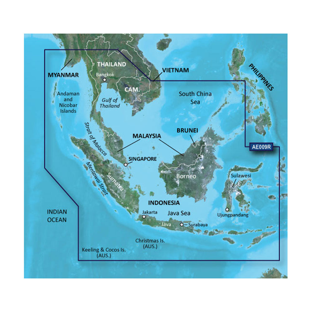 Garmin Bluechart&Reg; G3 Vision&Reg; Hd - Vae009R - Sin/Mal/Indonesia - Microsd&Trade;/Sd&Trade;,WBEEAA001342254