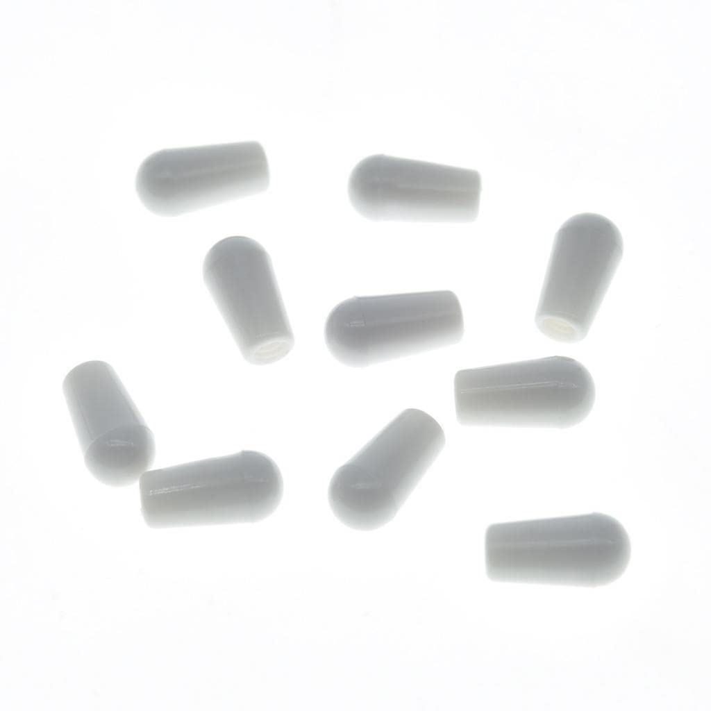 Kaish 10Pcs American Thread 3 Way Toggle Switch Tip Switch Cap Knob For Usa Les Paul Pickup Selector Switch/Switchcraft Switch W