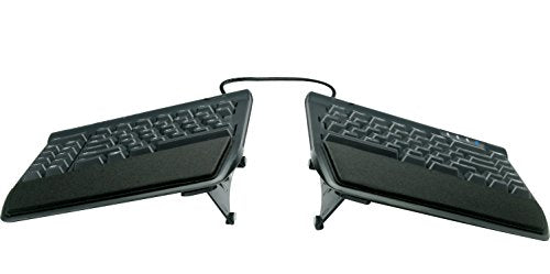 Kinesis Freestyle2 Usb C Ergonomic Keyboard W/ Vip3 Lifters For Pc (9'' Separation) (Kb820Pb Us)