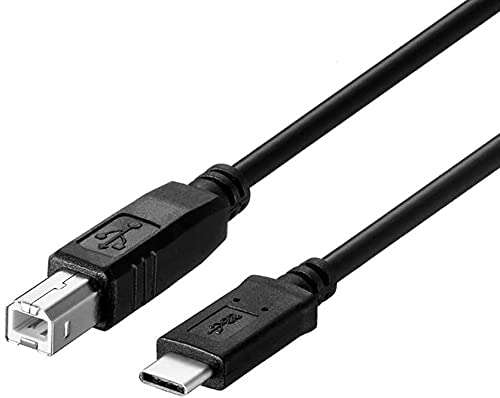 Usb C To Printer Cable Compatible With Ipad Air,Macbook Pro,Macbook Air M1,Mac Pro,Imac Pro Type C Printer Cord For Alesis Vi25,