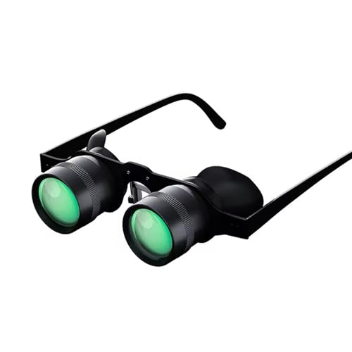 Zoom Optics Binocular Glasses, 10X Zoom Opera Glasses, Binoculars Glasses with Polarized Lens Handsfree Adjustable HD Optical Te