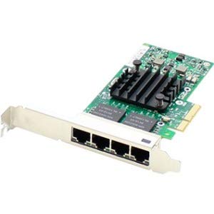 Addon Hp 593722-B21 Comparable 10/100/1000Mbs Quad Open Rj-45 Port 100M Pcie X4