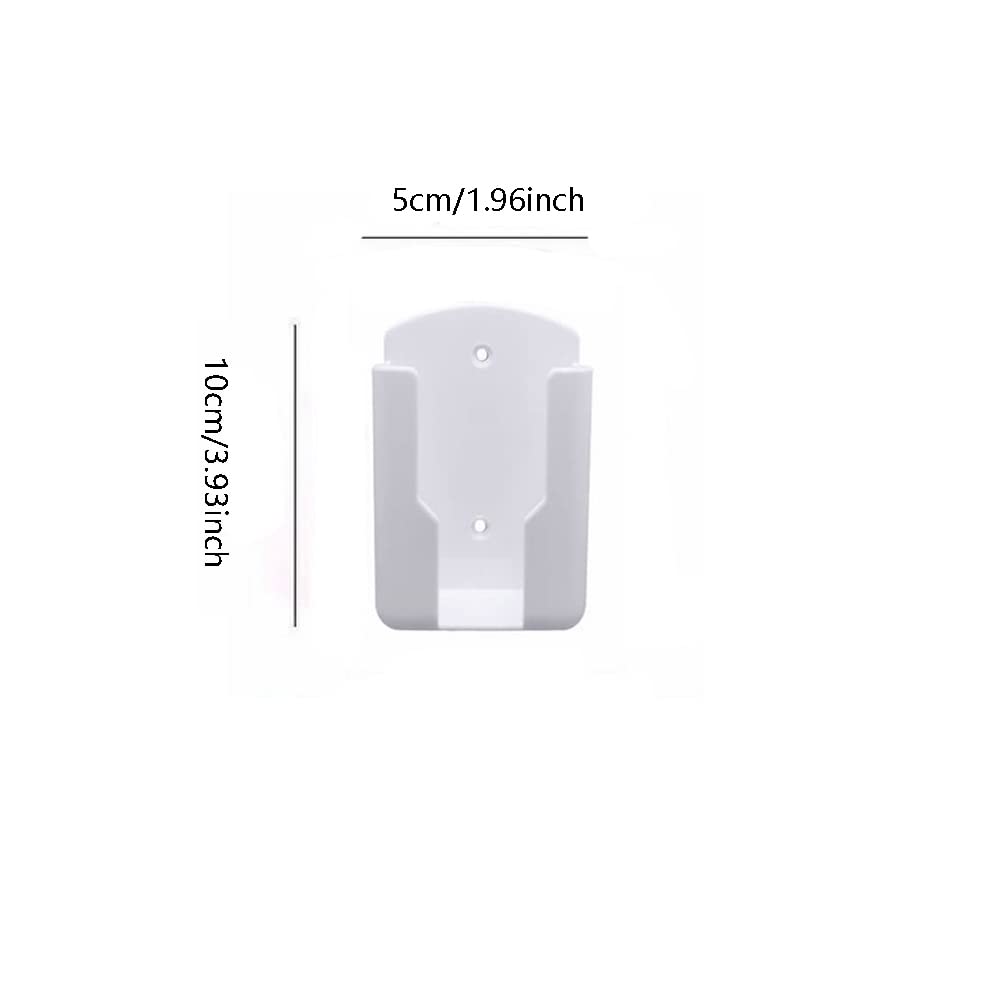 Teadokly 2Pack Remote Control Holder,Self Adhesive Wall Mount Phone Holder,Air Conditioner Tv Remote Control Bracket,Wall Mounte