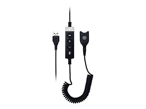 Sennheiser Usb Ed Cc 01 Ms Cable Adapter For Circle And Century ( Circle Sc 230, Sc 260 & Century Sc 630, Sc 660), Skype For Bus