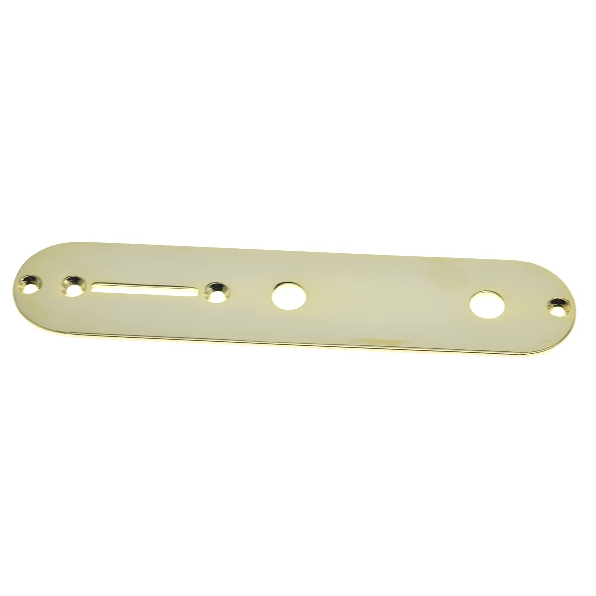 Dopro Tele Guitar Control Plate With 25/64 Diameter Pot Holes For Telecaster Guitar With Cts Pots Gold