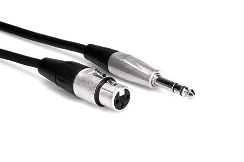 Hosa Hxs-003 Rean Xlr3F To 1/4 Trs Pro Balanced Interconnect Cable, 3 Feet