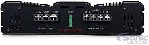 Cerwin Vega Car Audio Amplifier Cvp800.2D 800 Watts 2 Channel Class D 4 Ohms