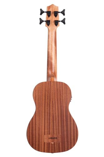 Kala Brand Music Co., 4 String Ukulele, Natural, Ubass Wndr Fs