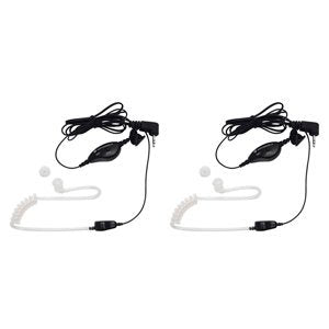 Motorola 1518 Surveillance Headset With Ptt Mic, Black, White