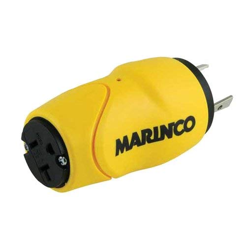 Marinco S30 15 Park Power Adapter 30A Male Locking , Yellow