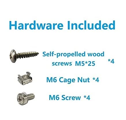 Mofangtech 1U Folding 19 Inches Cold Rolled Steel Wall Mountable Simple Vertical Rack And Networking Euipment Rack Including Hardware For Assembly(1U100