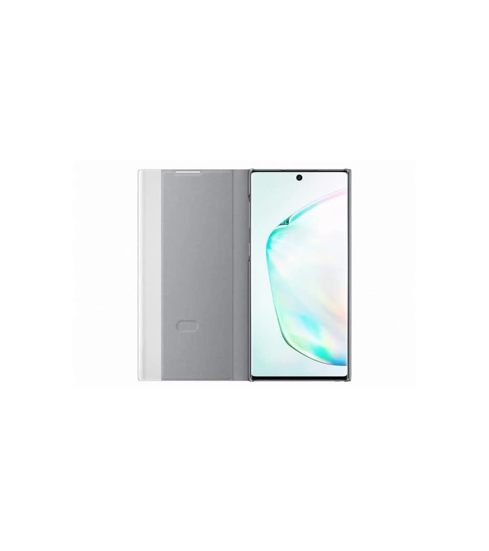 Samsung Original Galaxy Note 10 Clear View Cover Case - Silver