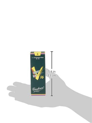 Vandoren Sr723 Tenor Sax V16 Reeds Strength 3; Box Of 5