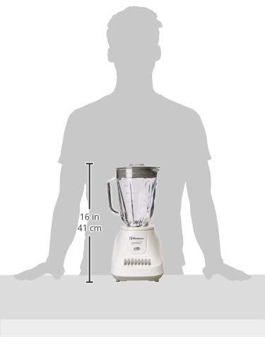 Koblenz 51-oz Glass Jar Blender, 10 Speed and 2 Pulse Blender, Countertop Blender with Stainless Steel Blades, Perfect for Shake